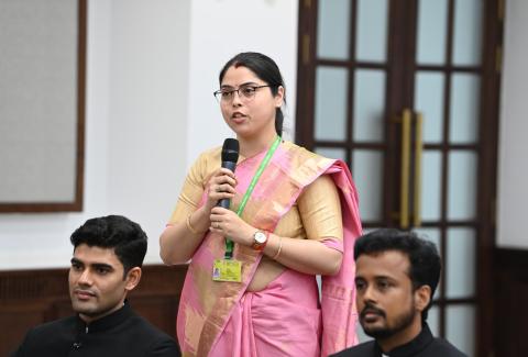 IIS (Officer Trainees) called on the Honourable Vice President of India