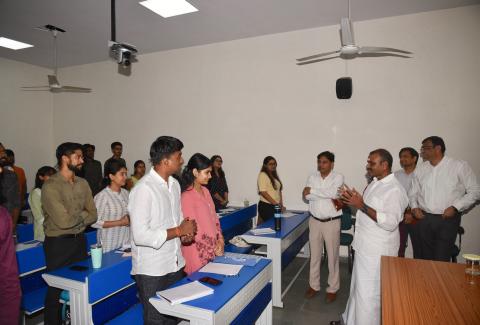 Dr. L. Murugan, Honourable MoS for I&B and Parliamentary Affairs inaugurated the Incubation centre at IIMC